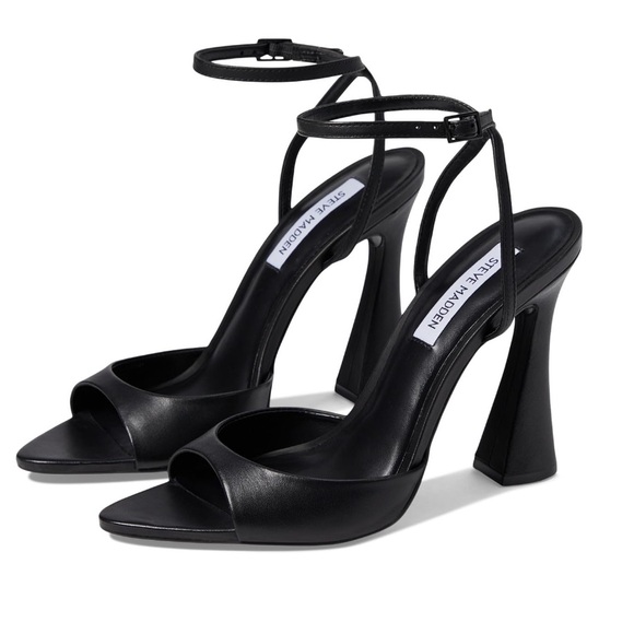 Steve Madden Shoes - Steve Madden Black Ankle Strap Heels